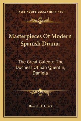 Libro Masterpieces Of Modern Spanish Drama: The Great Gal...
