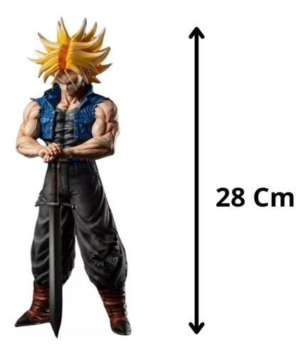 Figura De Accion Super Trunks Definido Dragon Ball Z