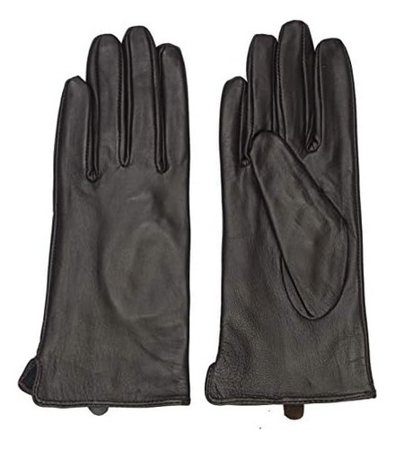 Guantes De Cuero De Piel De Oveja For Clima Frío Con Forro