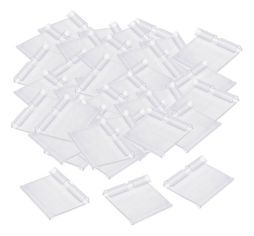 Soporte De Precio De Estante De Pvc Transparente De 80x42mm