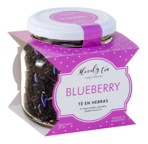 Blueberry Lovely Tea X 50gr Heredia