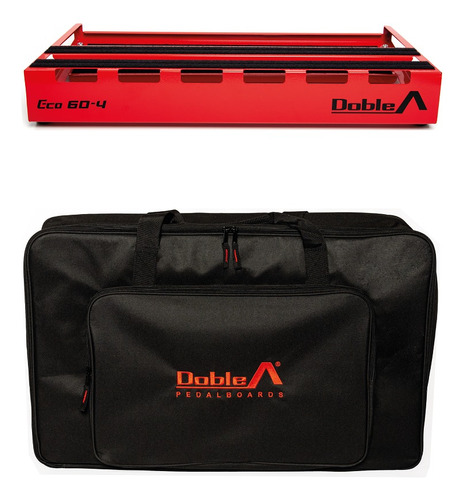 Pedalboard Doble A® Linea Eco 60-4 Con Funda Tipo Bolso