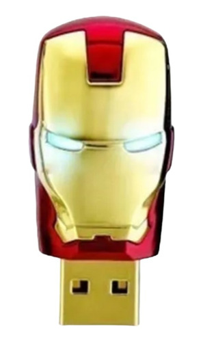 Memoria Usb Iron Man Cabeza 64gb Avenger Superheroe