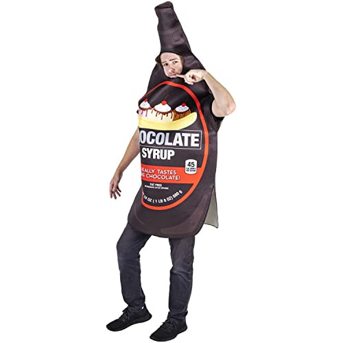 Disfraz De Sirope De Chocolate Halloween, Botella Diver...