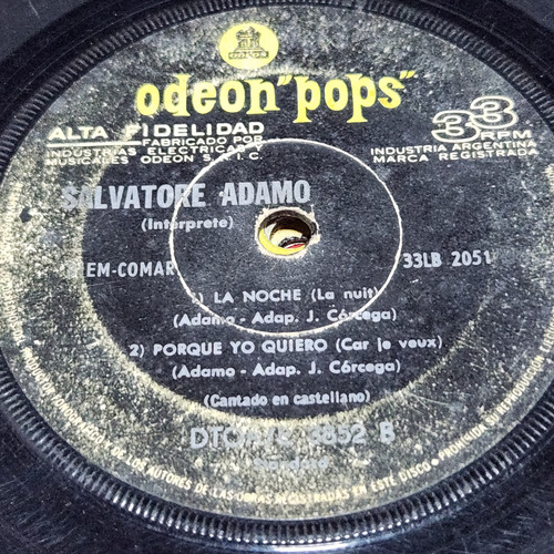 Simple Salvatore Adamo Odeon Pops C8