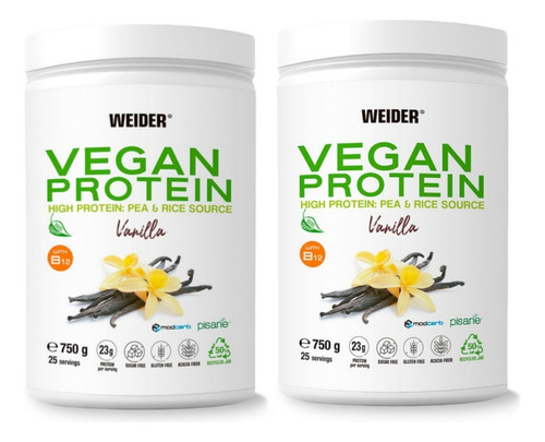 2 Proteinas Veganas (no De Soja) Weider