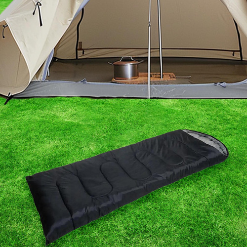 Saco De Dormir Para Clima Frío, Ligero, 1,8 Kilos Negro