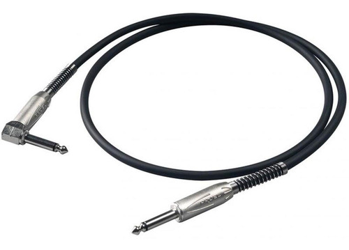 Cable Para Instrumento 6m, Plug 6.3mm A Plug 6.3mm Tipo  L ,