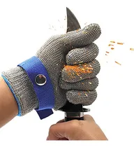 Comprar Guantes De Malla De Acero Inoxidable De Alambre De Metal