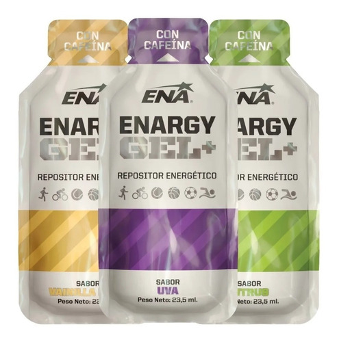Imagen 1 de 4 de Enargy Gel+cafeína X 12 Ena Sport - Repositor Gel Energetico