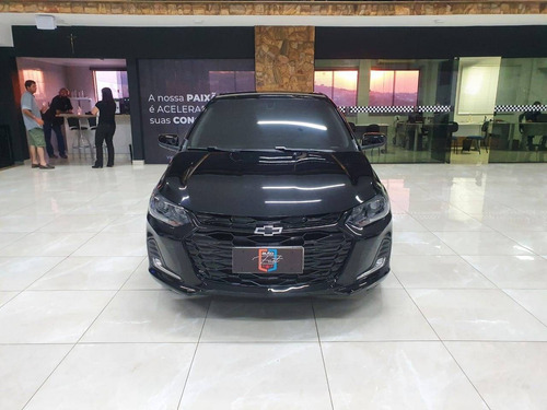 Imagem 2 de 14 de Chevrolet Onix 1.0 Turbo Flex Plus Premier Midnight
