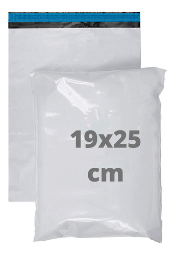 Envelope Plástico De Segurança Para Correios 19x25 500 Un