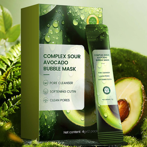 Máscara Facial De Espuma Composta H Para Limpeza E Hidrataçã