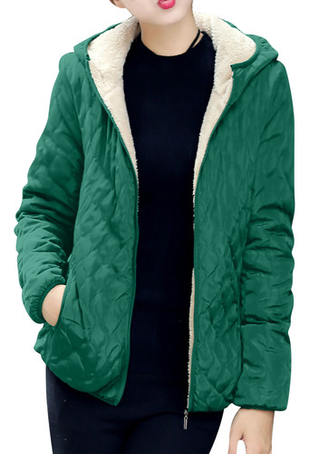 Abrigo Cálido Y Largo Para Mujer, Sudaderas Con Capucha, Cha