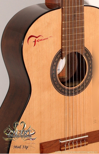 Imagen 8 de 10 de Guitarra Fonseca Criolla Mod 31 Accesorios Funda Cuotas