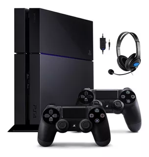 Sony Ps4 Playstation 4 500gb 2 Joystick Auricular Gamer