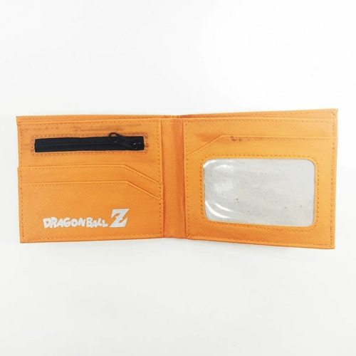 Imagen 3 de 4 de Billetera Dragon Ball Goku Negro Cartera Pvc Cartera Anime