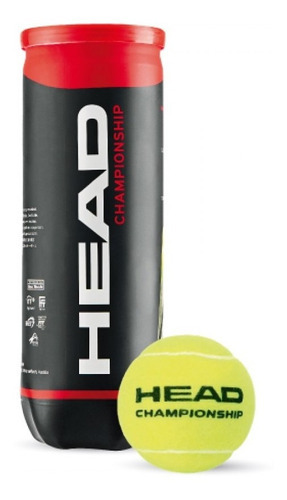 Pelota de tenis Head Championship Tube C/3 pelotas