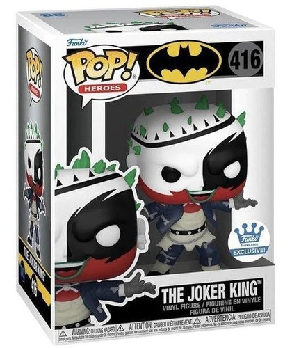 Funko Pop! Heroes: DC Batman The Joker King #416