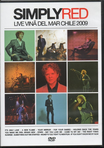 Dvd Simply Red - Live Vinã Del Mar Chile 2009