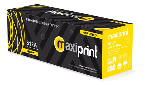 Toner Maxiprint Compatible Hp 312a Amarillo (cf382a)
