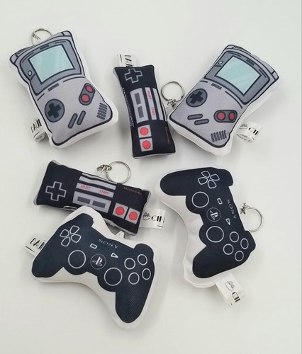 Paquete 12 Llaveros Personalizados Controles De Videojuegos