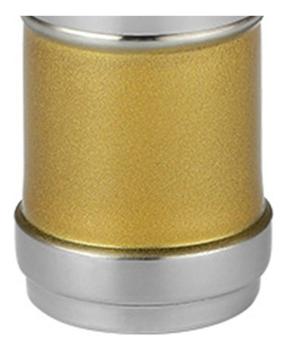 N Tarro De Condimento Portátil De Acero Inoxidable Amarillo