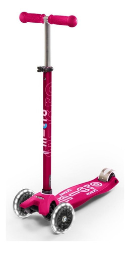 Scooter Patín Del Diablo Maxi Micro Deluxe Led Color Pink