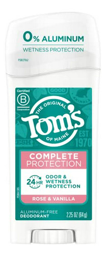 Desodorante Natural Tom's Of Maine Para Mujeres, Protección 
