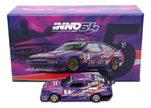 Inno64 Toyota Sprinter Trueno Ae86 Tec Arts N2 Project 1/64 Color Violeta