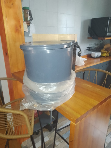 Cesto Residuos Para Puertas Cocinas Gris