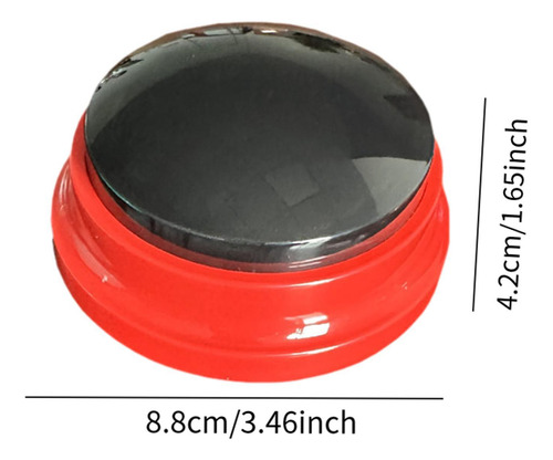 Zumbadores De Respuesta, Botón Grabable, Grabación De Rojo