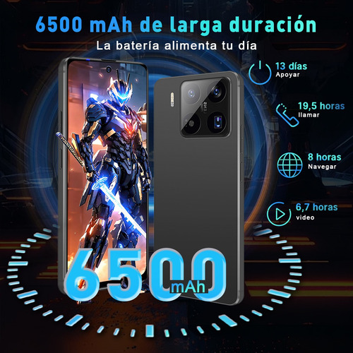 Teléfono Celular Negro Y10 Dual Sim 256 Gb + 12 Gb Ram 6.8 Pulgadas Android 14 Full Hd 4g Carga Rápida 6500 Mah With Facial And Huella Con Gps Bluetoo
