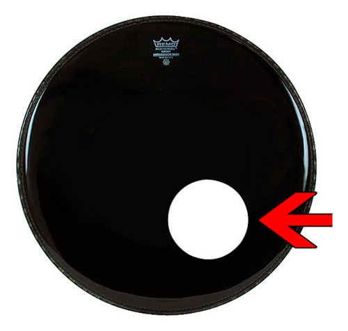 Imagen 2 de 3 de Remo Dynamo's 3 Pack Blanco Para Bombo 5, 7 Y 9 Pulgadas