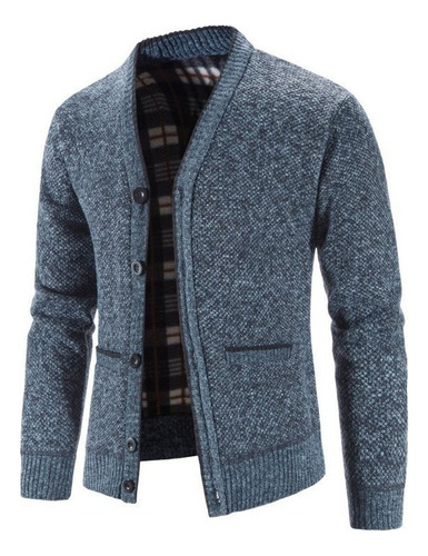 Suéteres Punto Hombre Cárdigan Chaquetas Gruesas De Invierno