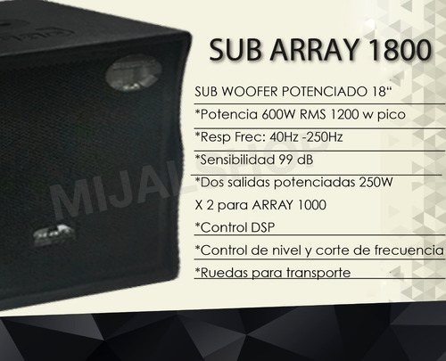 Gbr Combo 2 K-1200 + 1 Sub Array 1800 Platinum Envío Cuotas