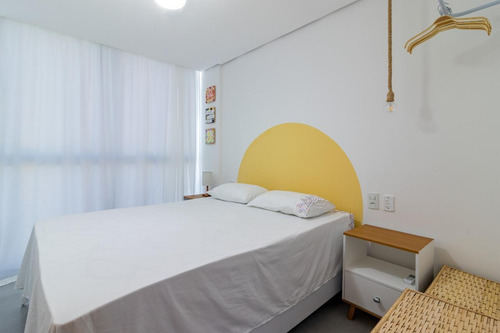 Imagem 4 de 13 de Venda Flat Mobiliado 1 Quarto Em Porto De Galinhas