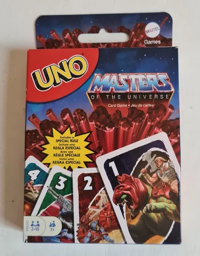 Jogo de Cartas UNO Masters of The Universe Mattel - Fátima Criança