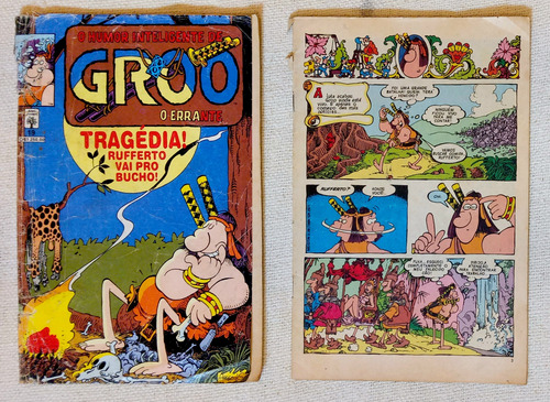 Hq 2 O Humor Inteligente De Groo O Errante 19 E 20*(sem Capas) Aragones Marvel Abril 1991 (Usado)