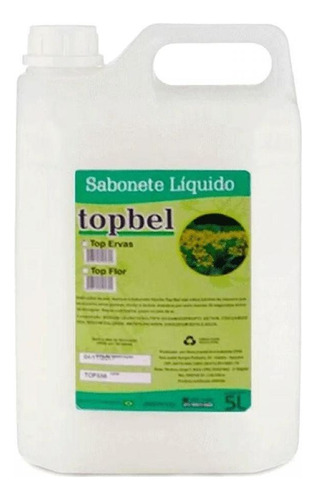 Sabonete Cremoso Topbel Erva Doce 5l