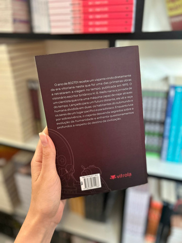 Livro A Máquina Do Tempo, H G Wells, 2024, Vitrola Editora