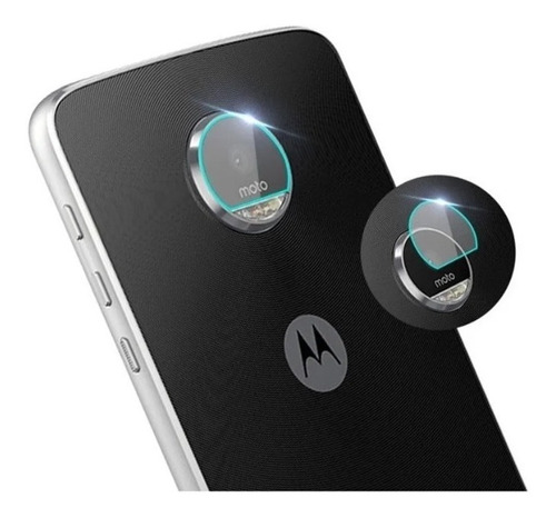 Protector Vidrio Trasera Compatible Moto Z / Z Play + Kit