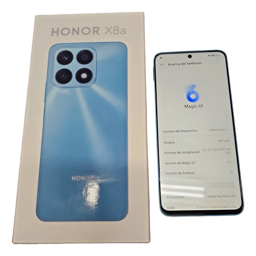 Honor X8a Cian Lake 8+128gb X Series