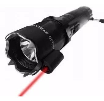 Lampara Tactica Led Descarga Electrica + Laser Mod 2019