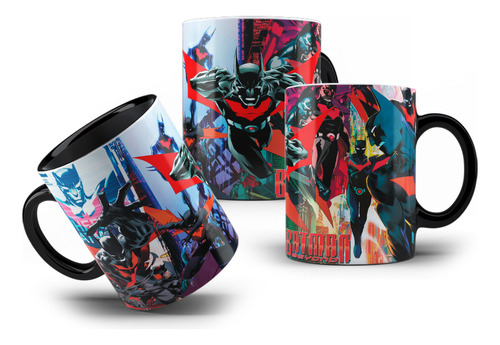 Caneca Porcelana Batman Beyond Do Futuro 2054 Colecionador