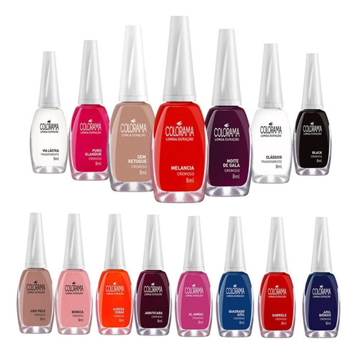 Kit Esmalte Colorama Com 30 Cores Diferentes. Cor Não Se Aplica