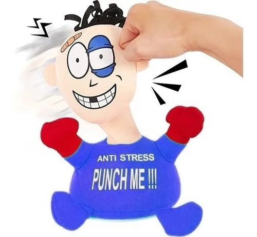 Juguete Muñeco Anti Estrés Relajante Golpéable Punch Me