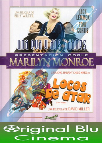 Marilyn Monroe X2 Una Eva Y Dos Adanes + Locos De Atar - Dvd