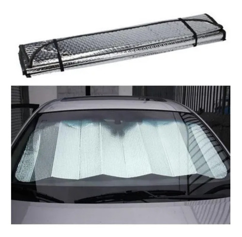 Imagem 2 de 10 de Protetor Solar Térmico Parabrisa Quebra Sol Parasol Painel