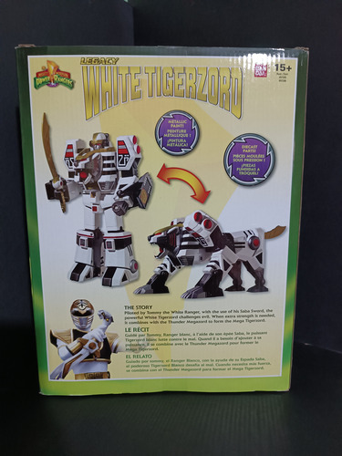 Power Rangers Legacy Thunder Megazord Y Tigerzord (Usado)